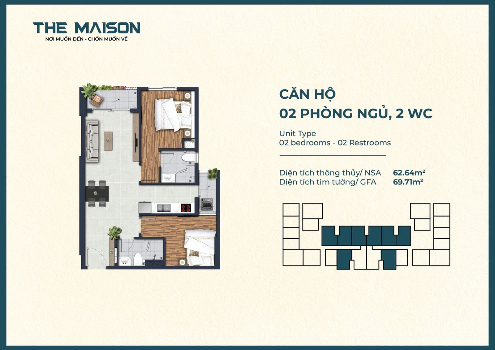 Thiết kế Căn hộ The Maison