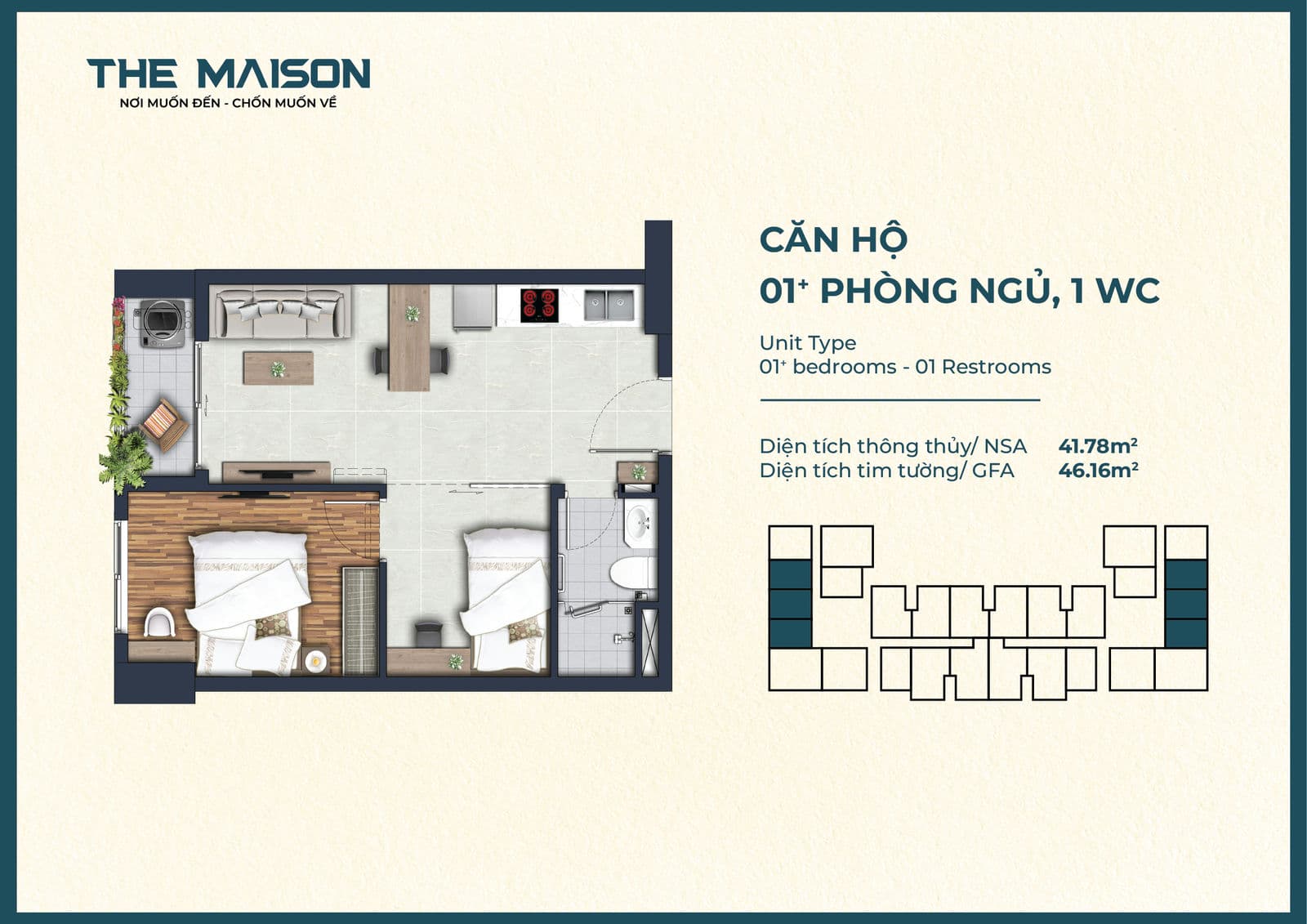 Thiết kế Căn hộ The Maison