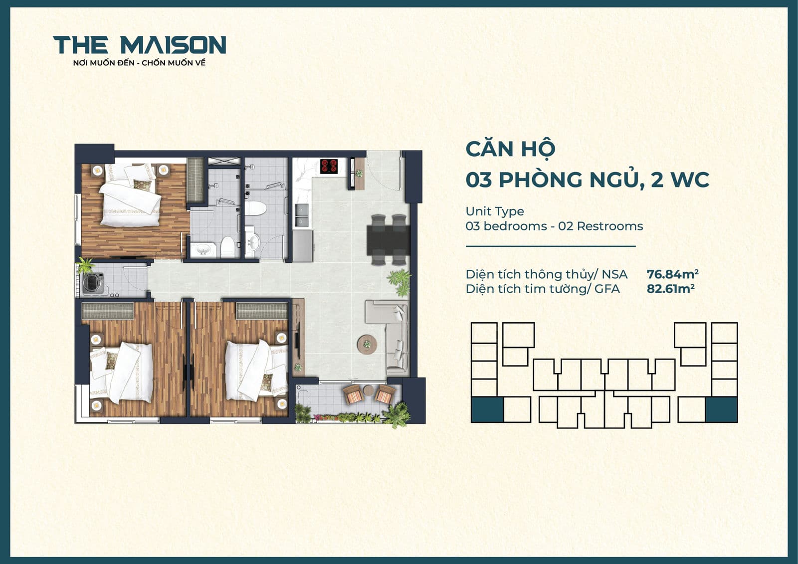 Thiết kế Căn hộ The Maison