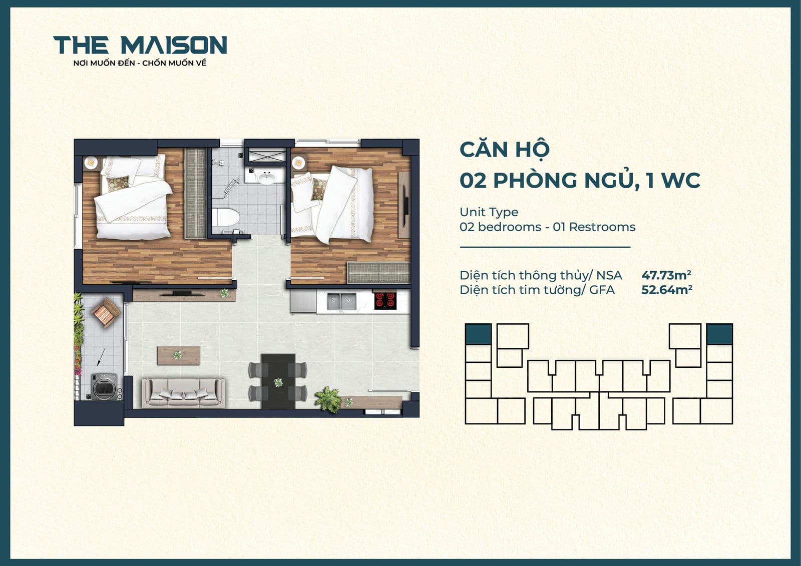 Thiết kế Căn hộ The Maison