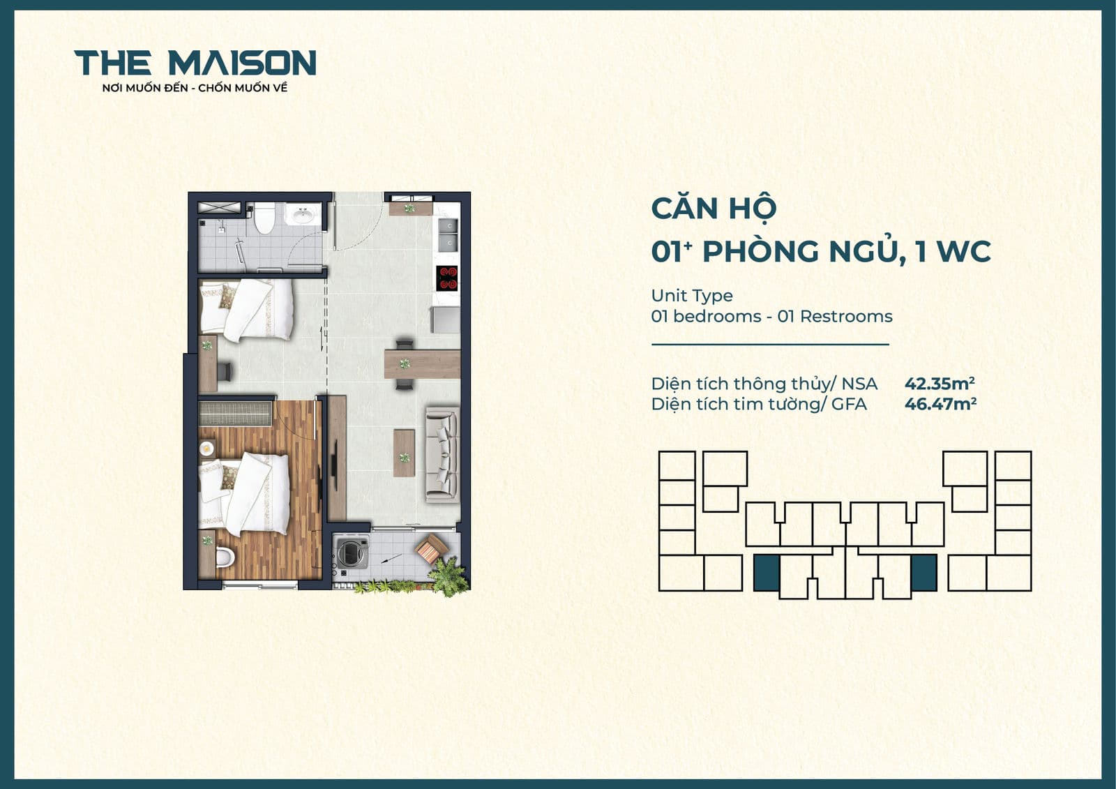 Thiết kế Căn hộ The Maison