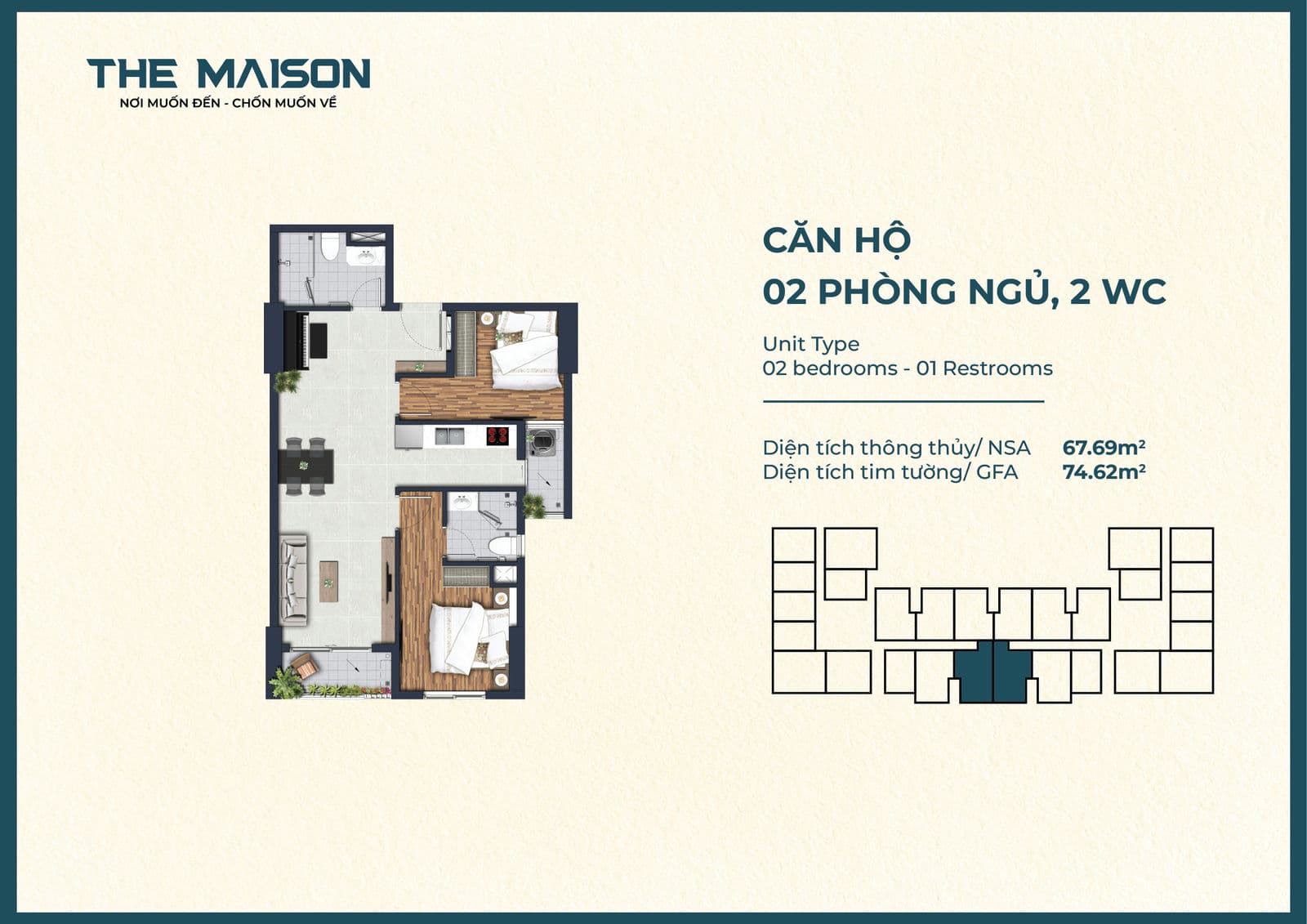 Thiết kế Căn hộ The Maison