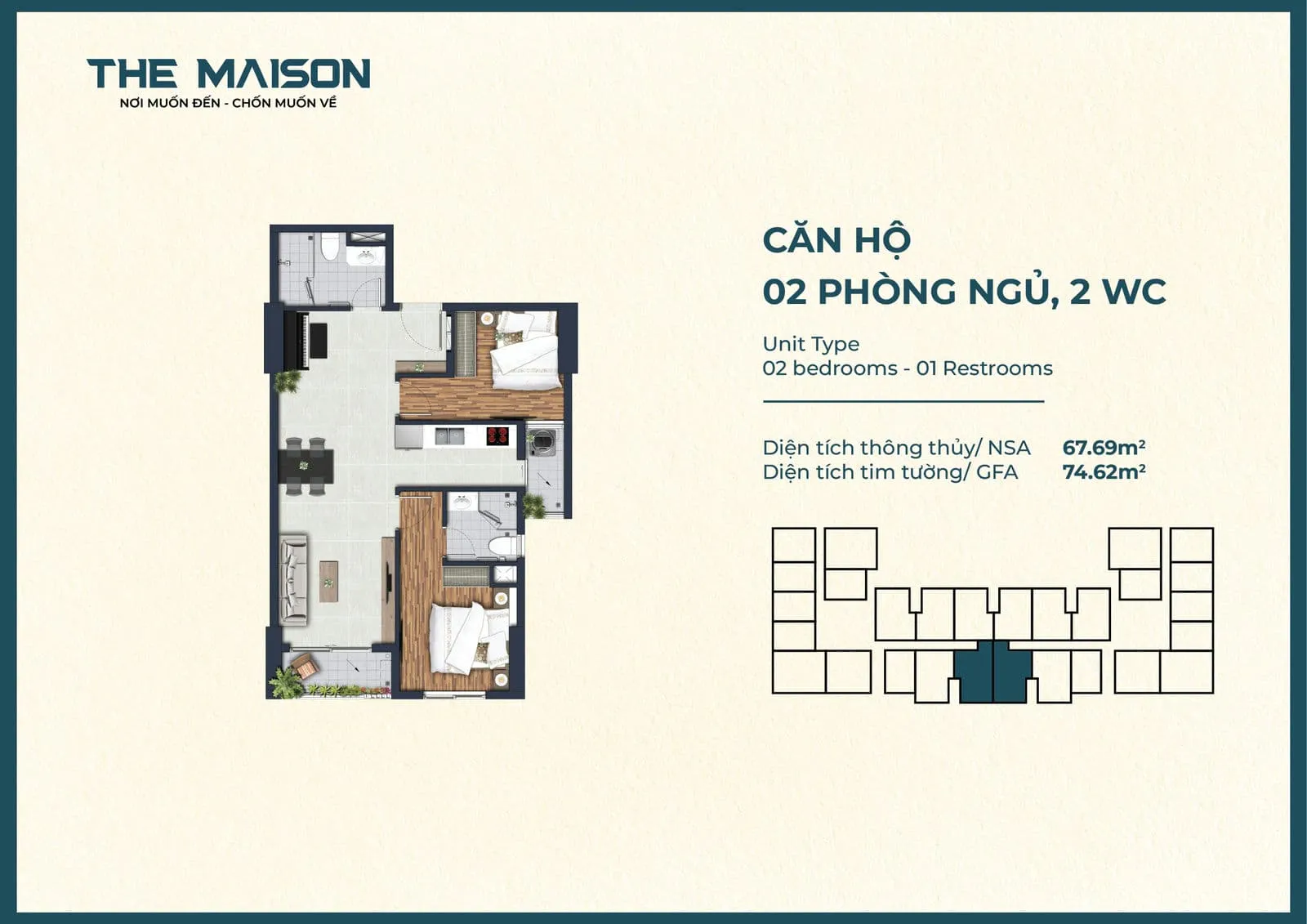 The Maison 26 Thiết kế Căn hộ The Maison