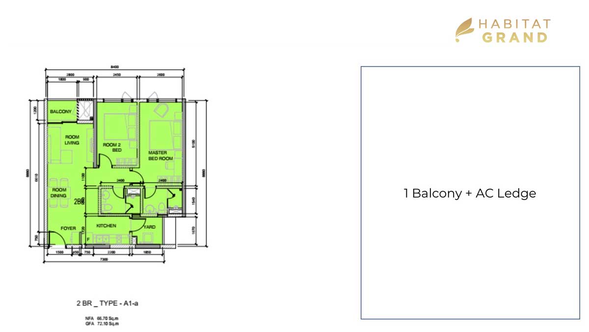 Thiết kế Căn hộ Habitat Grand Bình Dương