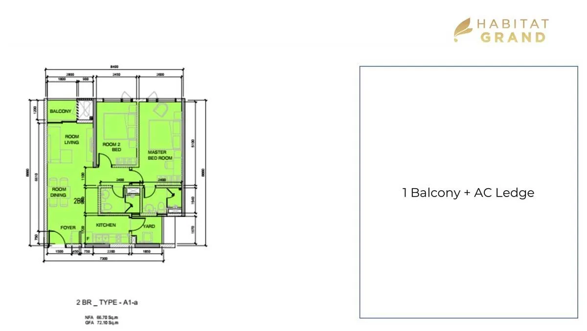 Habitat Grand 8 Thiết kế Căn hộ Habitat Grand Bình Dương