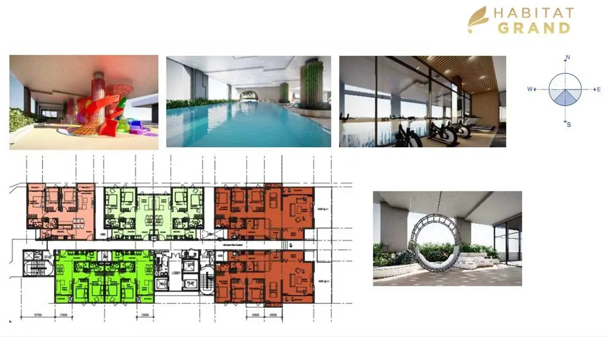 Habitat Grand 5 Mặt bằng Dự án Căn hộ Habitat Grand Bình Dương