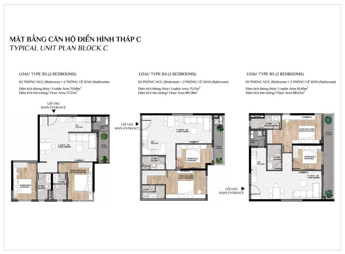 Elysian Thủ Đức 27 Thiết kế Căn hộ 2PN+ Elysian Lò Lu Quận 9 Thủ Đức