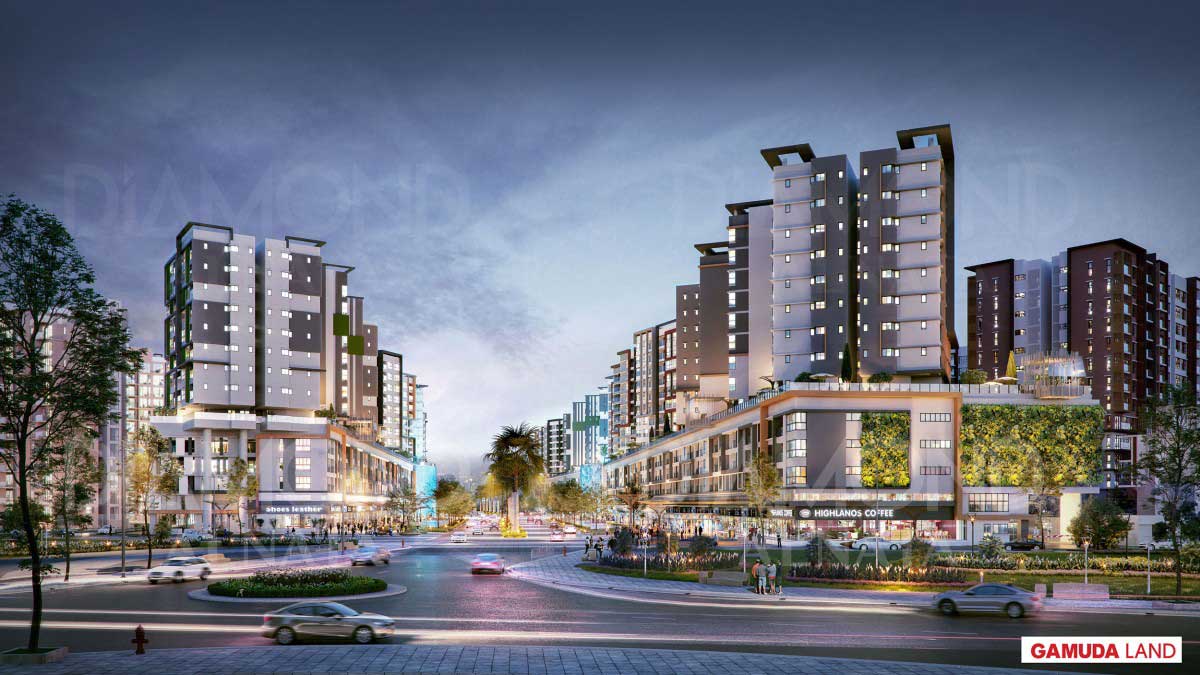 Tiện ích Đại lộ Gamuda tại Khu đô thị Celadon City Tân Phú