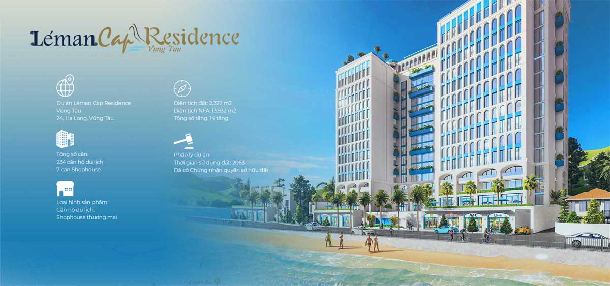 Tổng thể Dự án Căn hộ Léman Cap Residence Vũng Tàu