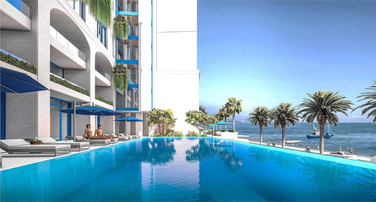 Hồ vơi View Biển tại Dự án Léman Cap Residence Vũng Tàu