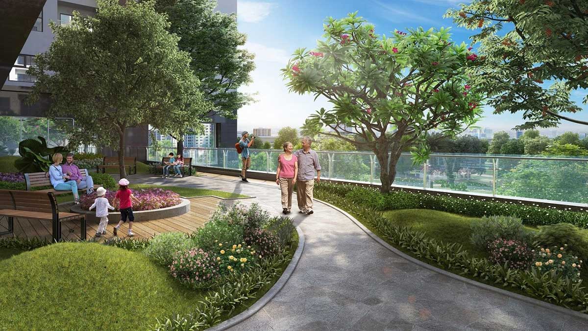 Công viên nội khu Dự án Vinhomes Sky Park