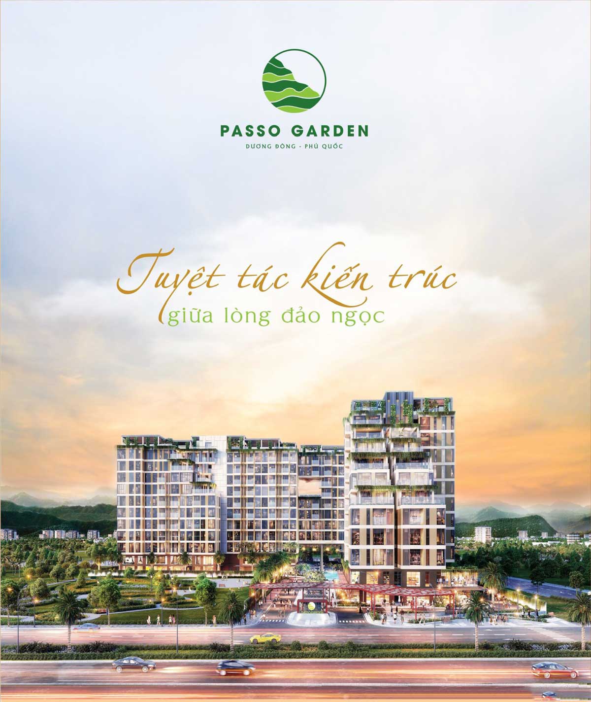 Toàn cảnh Dự án Căn hộ Passo Garden Phú Quốc