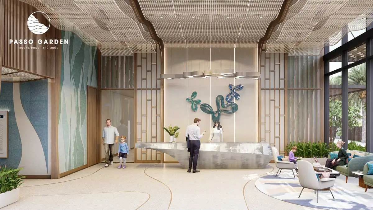 Passo Garden 11 Sảnh đón Dự án Căn hộ Passo Garden Phú Quốc