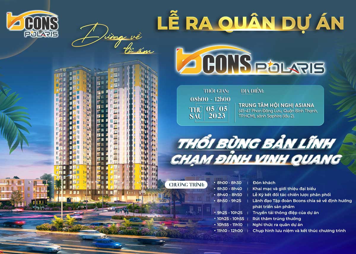 Lễ ra quân Dự án Căn hộ Bcons Polaris Lê Trọng Tấn Dĩ An Bình Dương