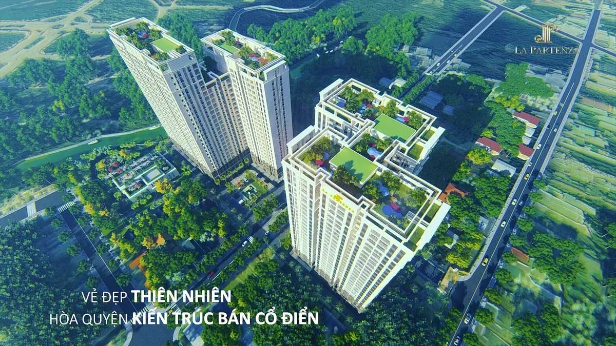 LA PARTENZA NHÀ BÈ 3 Phối cảnh Dự án La Partenza từ trên cao