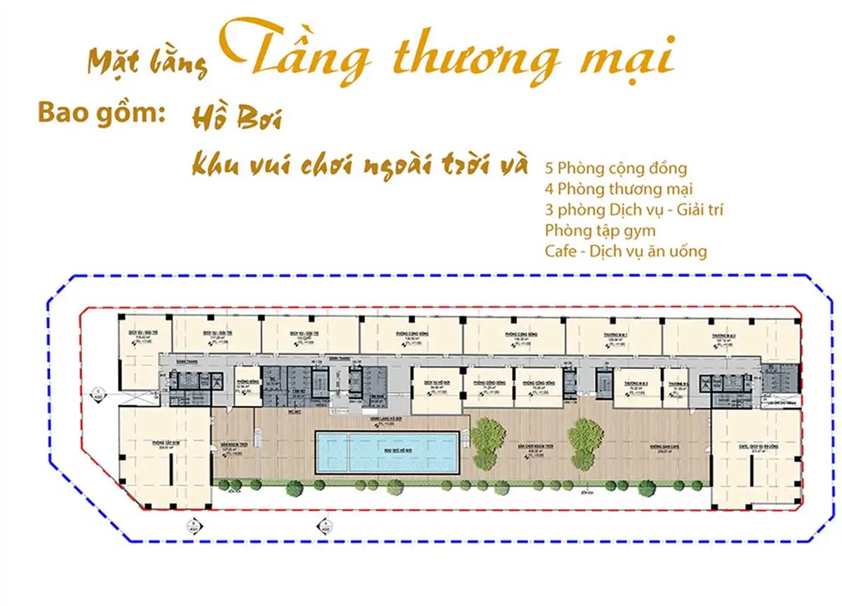 Chí Linh Center 8 Mặt bằng Tầng Shophouse Dự án Chí Linh Center