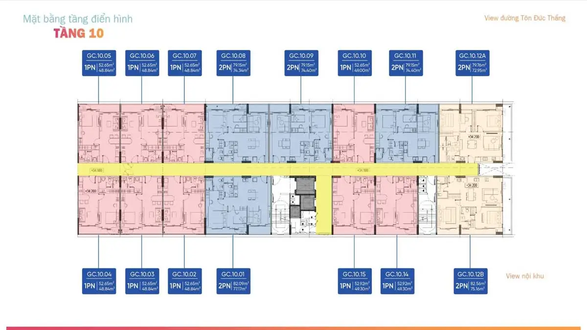 Fiato City Nhơn Trạch 9 Mặt bằng Tầng Dự án Fiato City Nhơn Trạch
