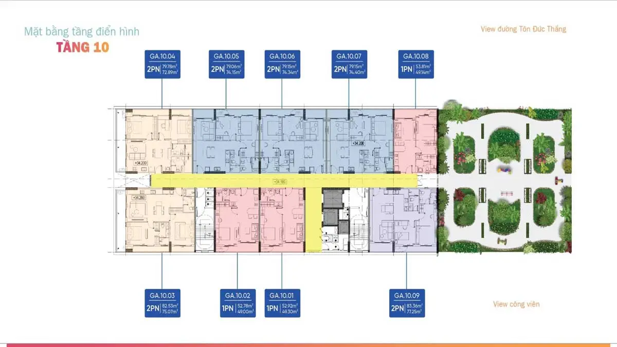 Fiato City Nhơn Trạch 8 Mặt bằng Tầng Dự án Fiato City Nhơn Trạch