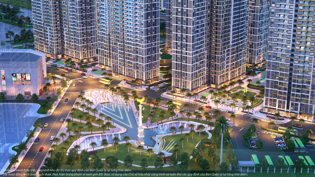 Công viên nội khu Glory Heights Vinhomes Grand Park