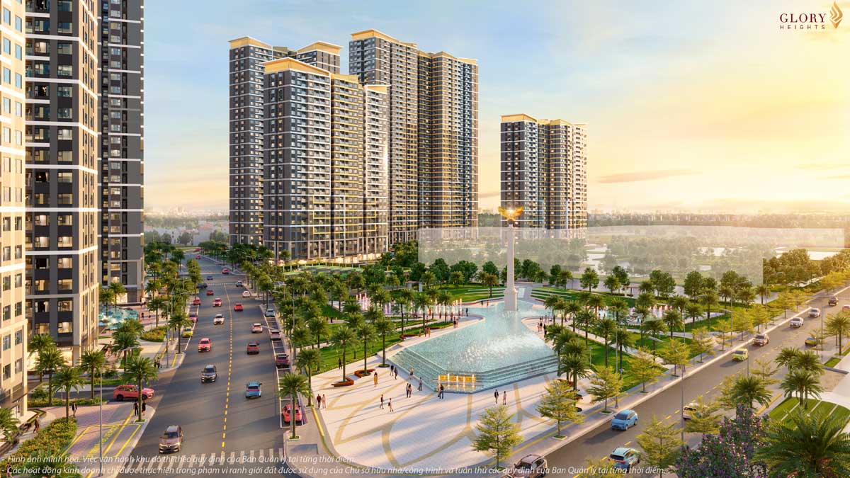 Hồ bơi Malibu rộng 845m2 tại Glory Heights