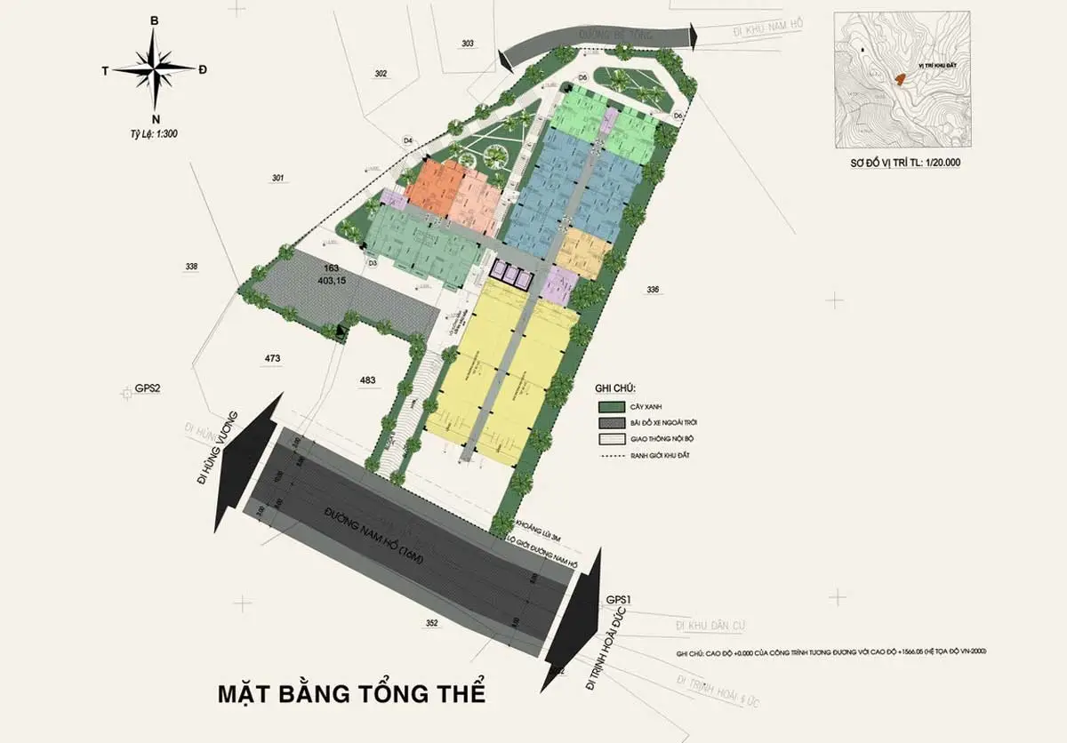 Sun Garden Đà Lạt 9 Mặt bằng tổng thể Dự án Căn hộ Sun Garden Đà Lạt