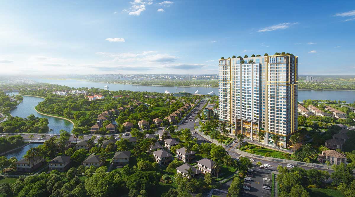 Phối cảnh Dự án Căn hộ C River View Bình Dương