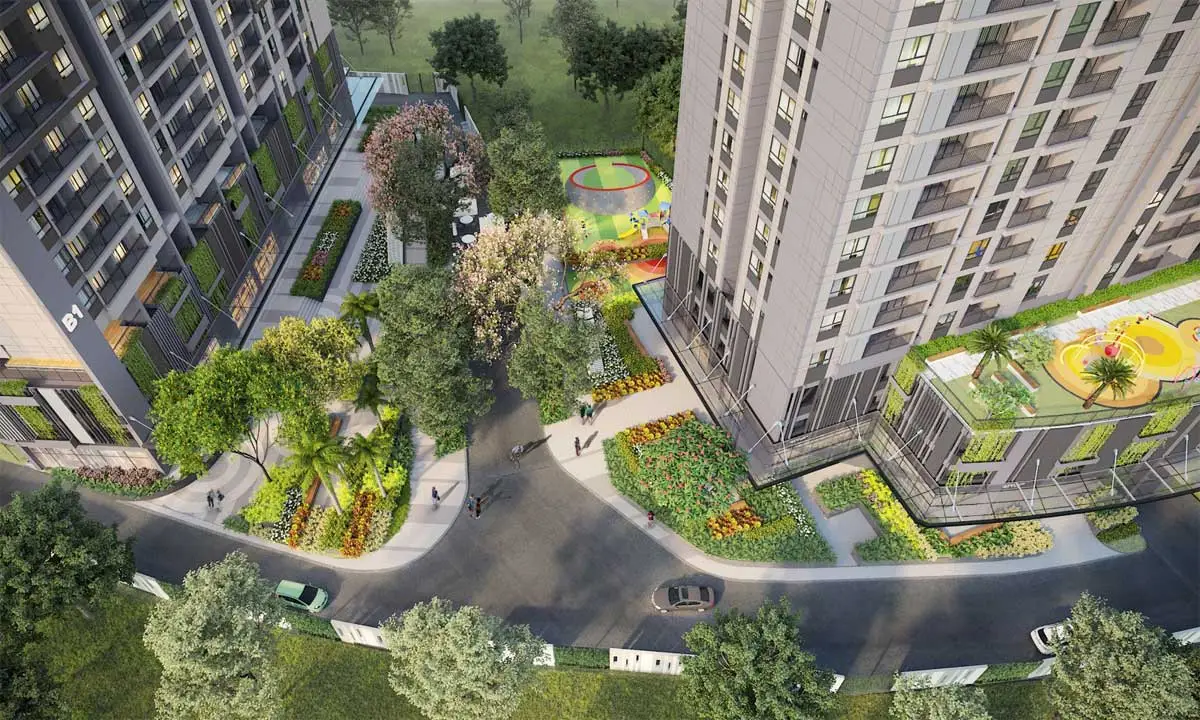 OPAL SKYLINE BÌNH DƯƠNG 9 Công viên nội khu Dự án Opal Skyline Nguyễn Văn Tiết Bình Dương