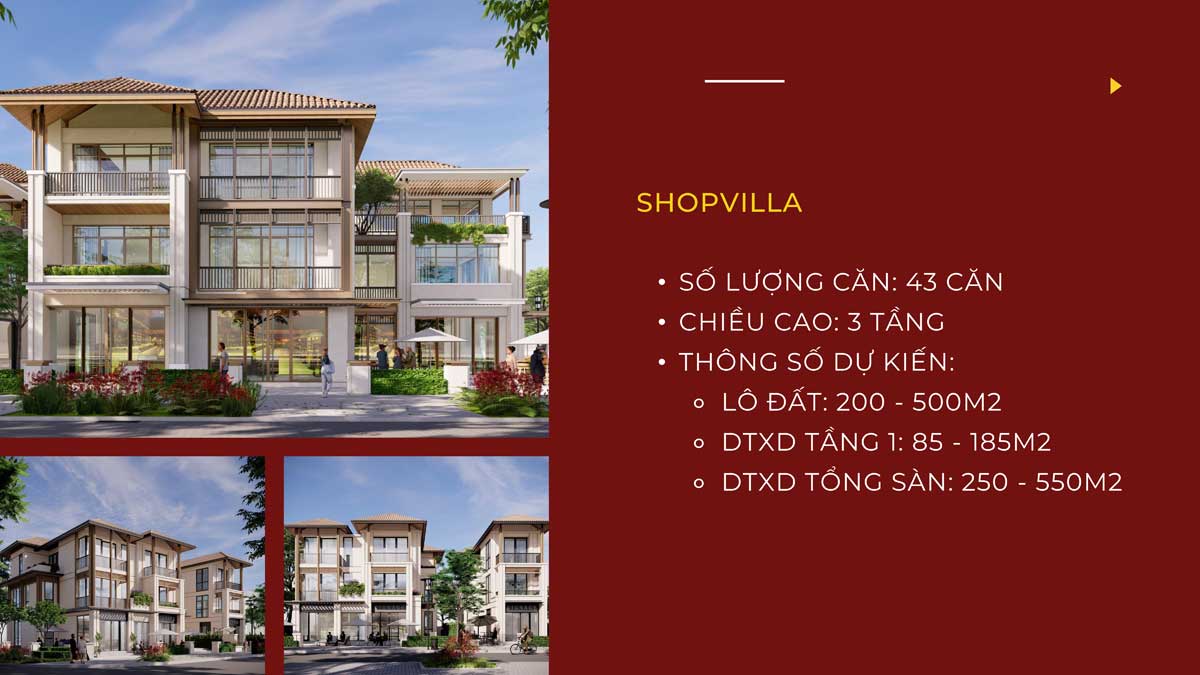 Shopvilla Dự án Sun Cosmo Residence Đà Nẵng