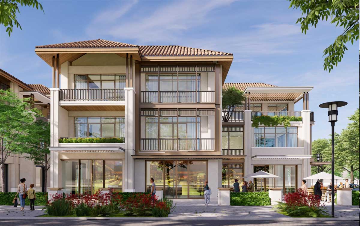 Phối cảnh Biệt thự Dự án Sun Cosmo Residence Đà Nẵng