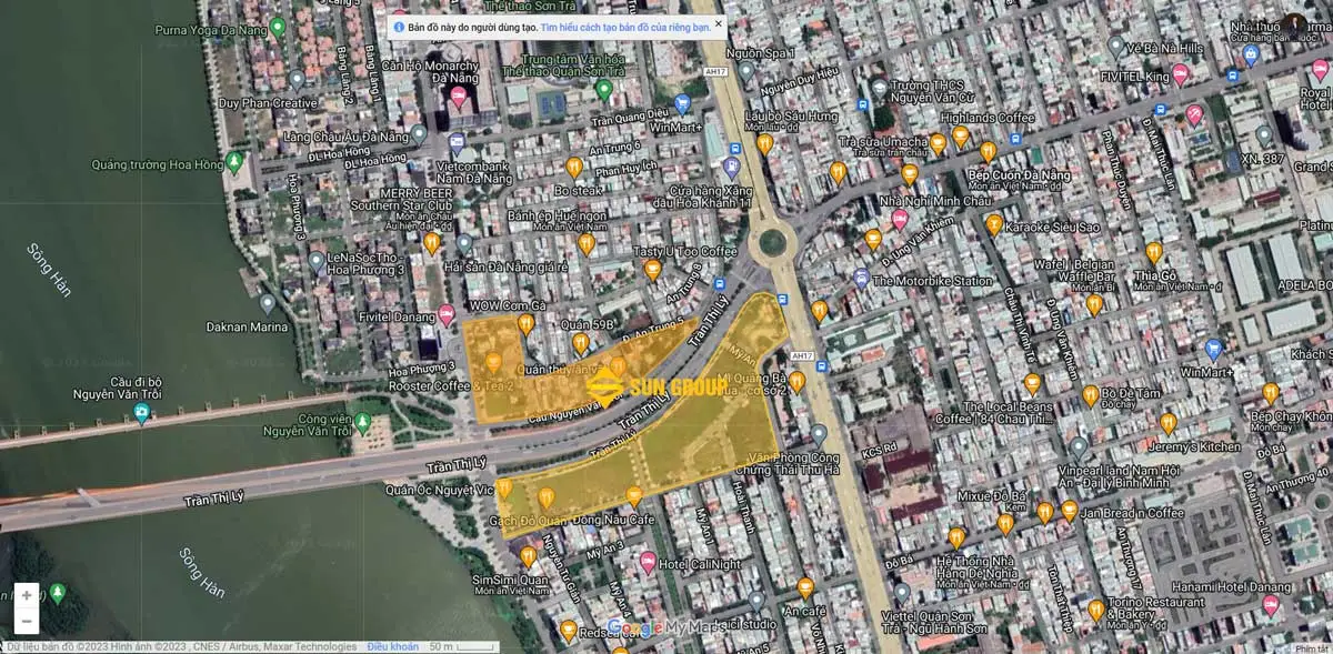 Sun Cosmo Residence Đà Nẵng 3 Vị trí Dự án Sun Cosmo Residence Đà Nẵng