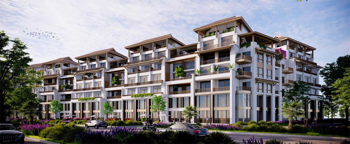 Phối cảnh Townhouse Sun Cosmo Residence Đà Nẵng