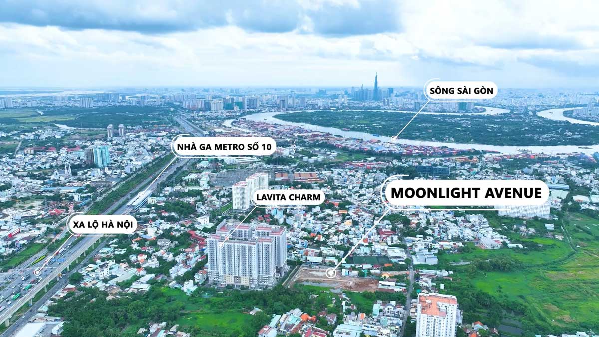 Tiện ích liên kết vùng Dự án Căn hộ Căn hộ Moonlight Avenue Thủ Đức