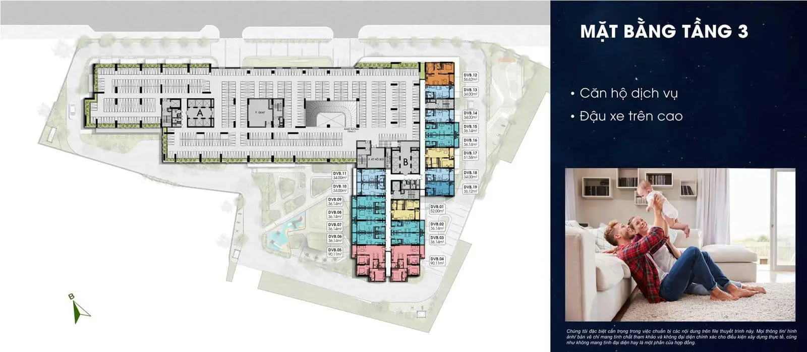 Moonlight Avenue 15 Mặt bằng Tầng 3 Dự án Căn hộ Moonlight Avenue Thủ Đức