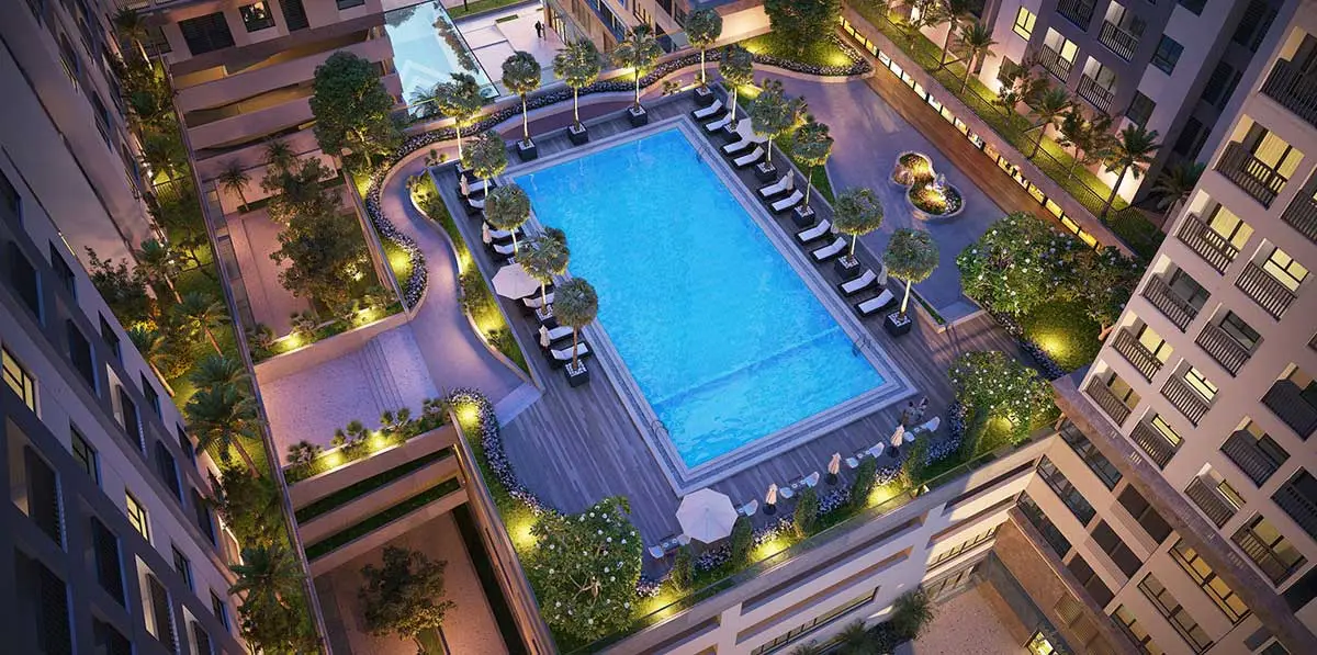Moonlight Avenue 10 Hồ bơi tràn Dự án Căn hộ Căn hộ Moonlight Avenue Thủ Đức
