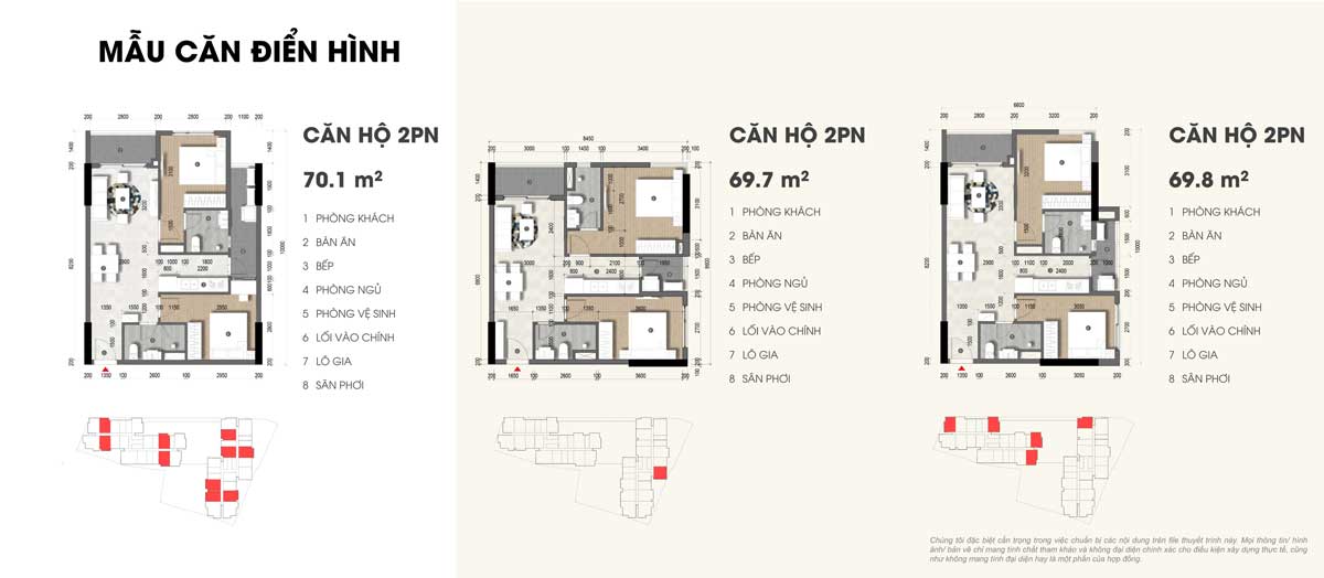 Thiết kế Căn hộ 2PN Moonlight Avenue Thủ Đức