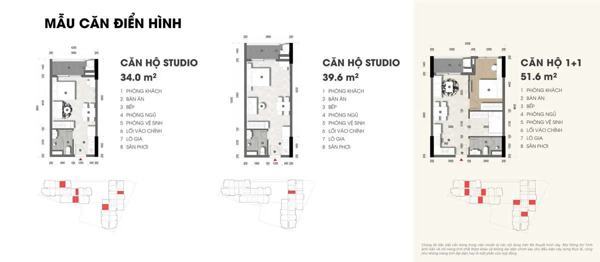 Moonlight Avenue 22 Thiết kế Căn hộ Studio và 1PN Moonlight Avenue Thủ Đức
