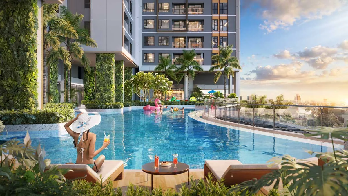 Essensia Sky Nhà Bè 7 Hồ bơi Dự án Căn hộ Essensia Sky Nhà Bè