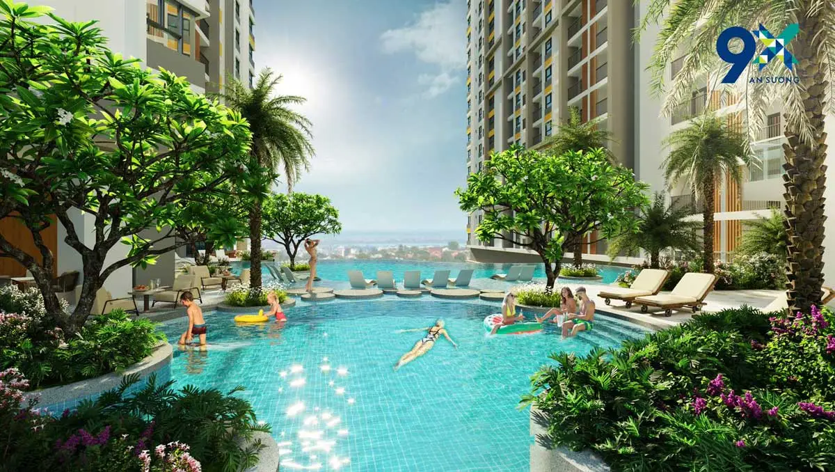 9X An Sương 12 Tiện ích Hồ bơi Dự án Căn hộ 9X An Sương Hóc Môn