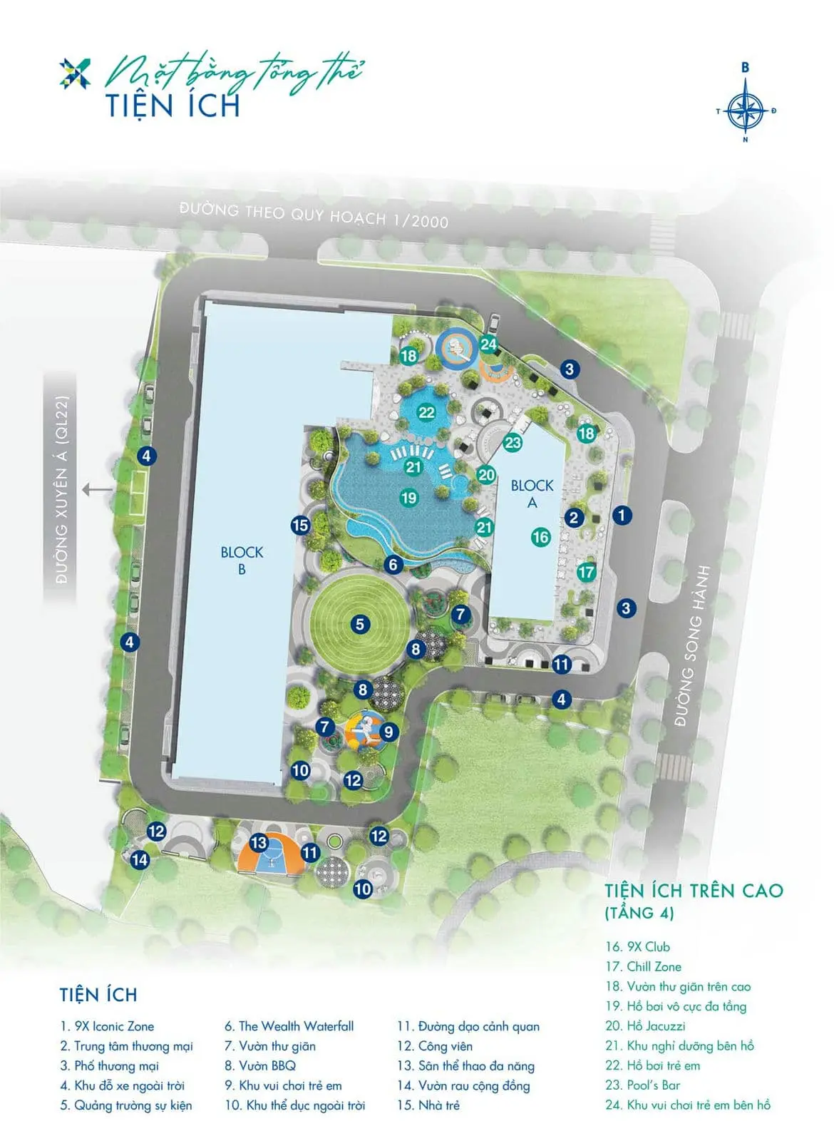 9X An Sương 10 Hệ thống Tiện ích nội khu Dự án 9X An Sương