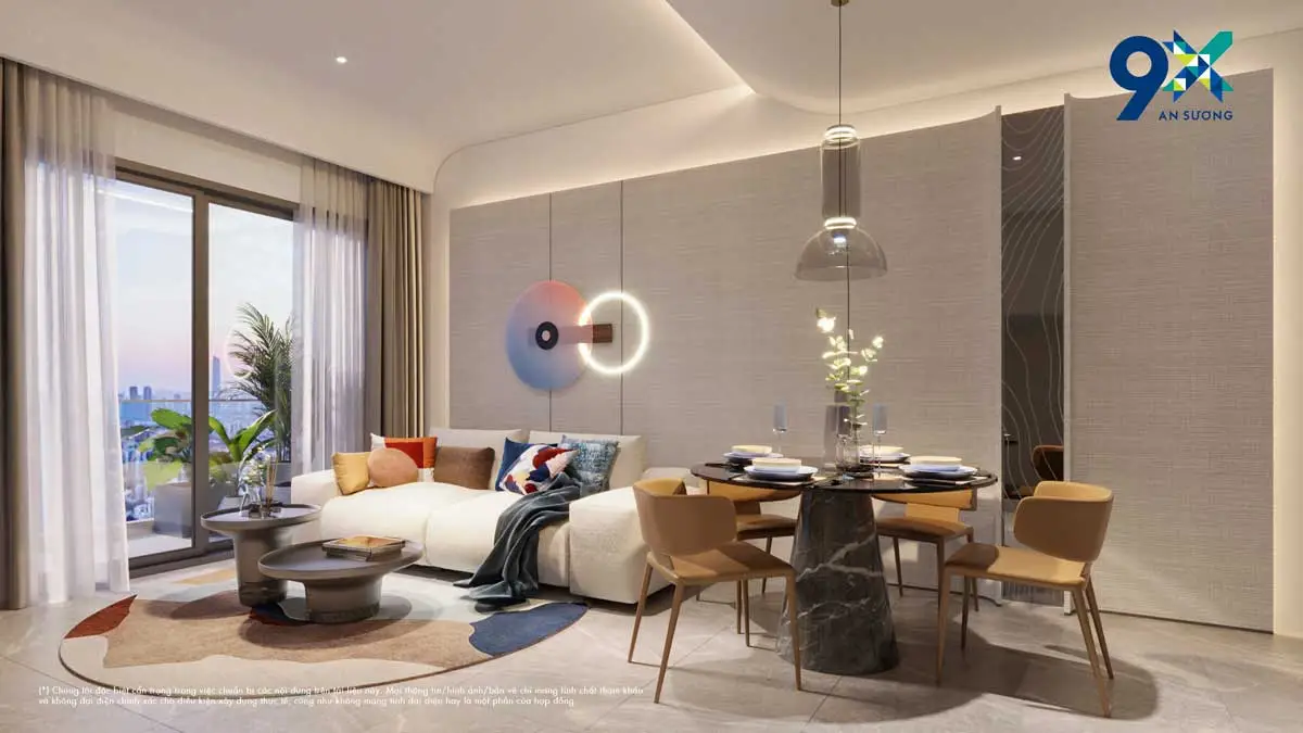 9X An Sương 26 Phòng khách Căn hộ 2 Phòng ngủ 9X An Sương Hóc Môn