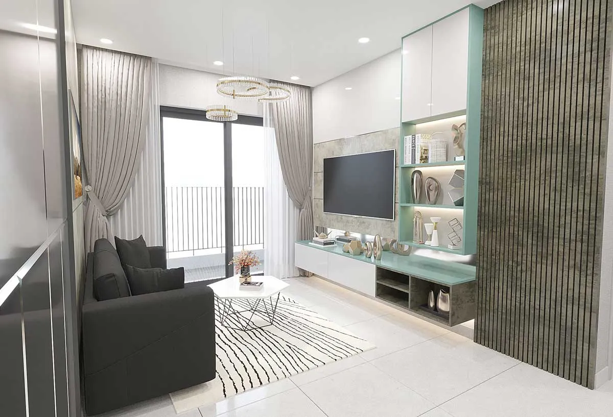 Bcons Lê Trọng Tấn 14 Khu phỏng khách Căn hộ Chung cư Bcons Lê Trọng Tấn Dĩ An Bình Dương