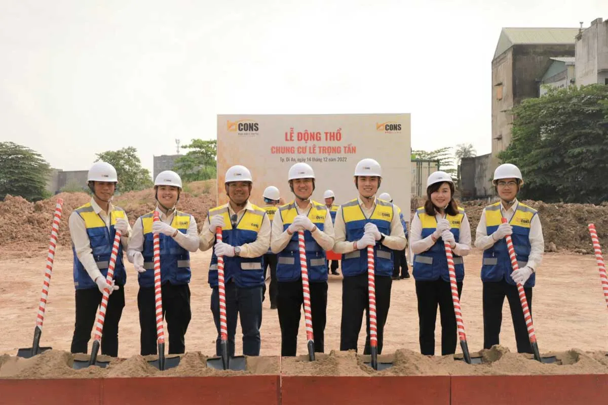 Bcons Lê Trọng Tấn 3 Lễ động thổ Dự án Căn hộ Chung cư Bcons Lê Trọng Tấn