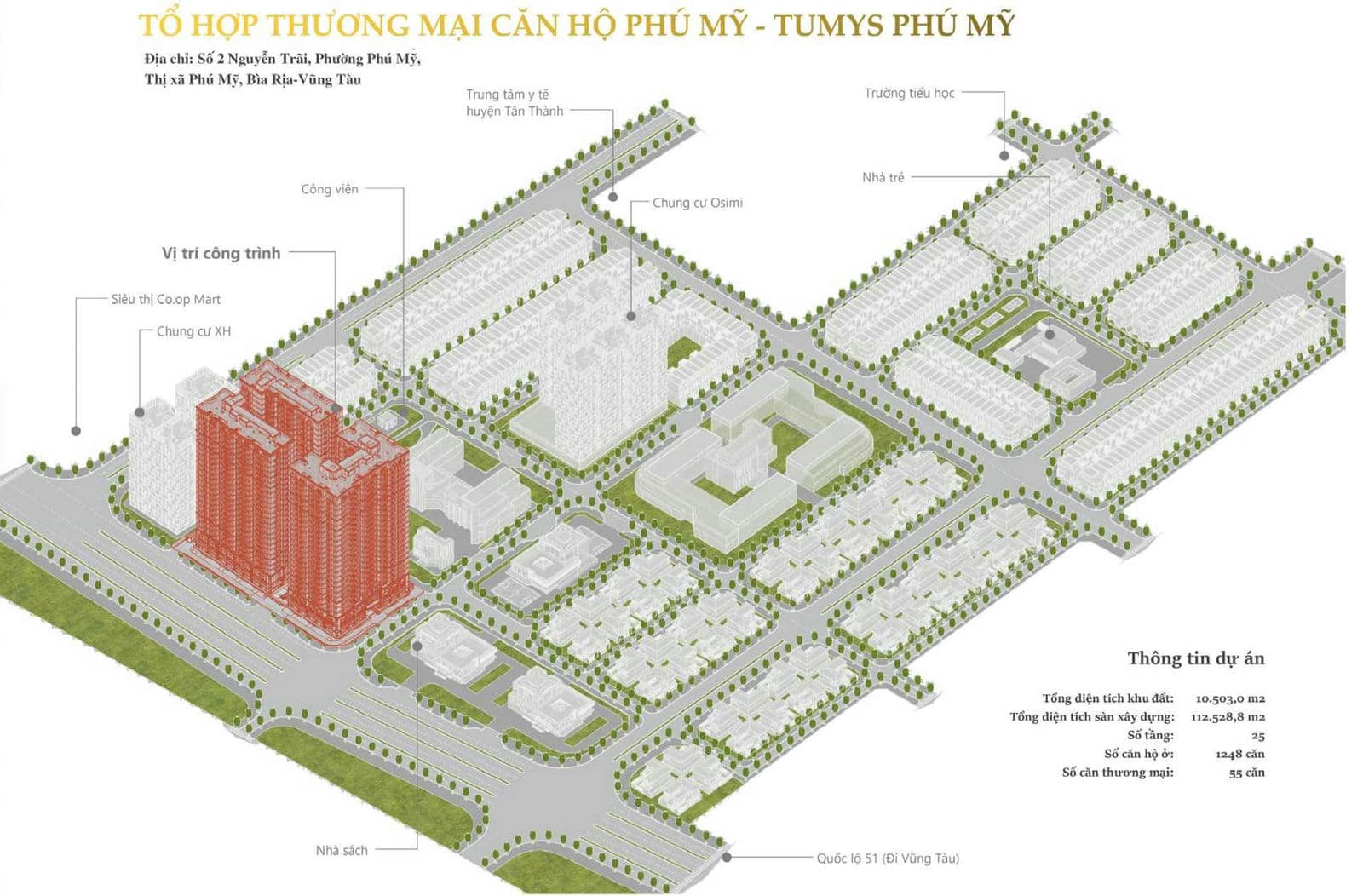 Tổng thể Dự án Căn hộ Tumys Homes Phú Mỹ