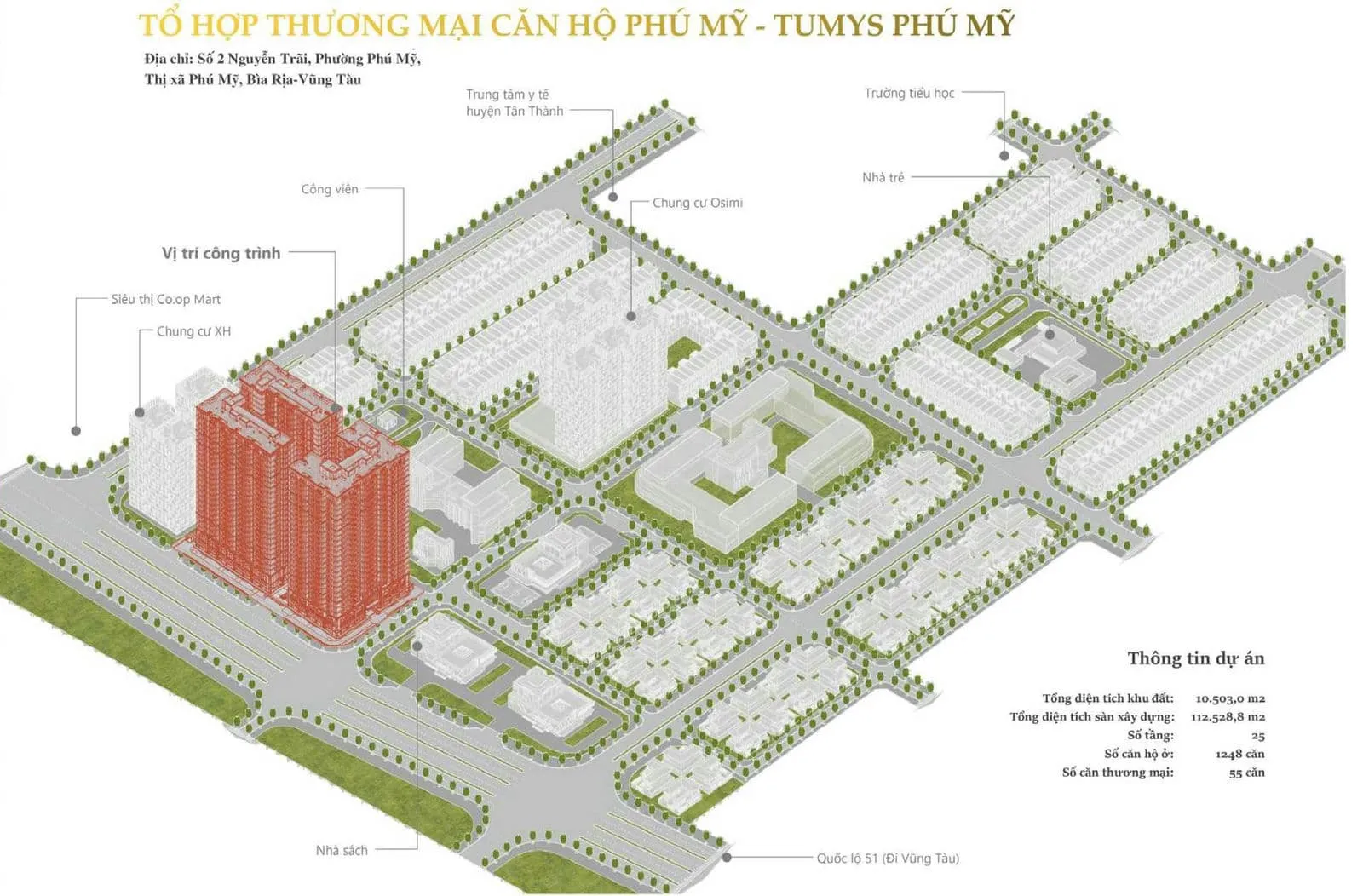 Tumys Phú Mỹ 2 Tổng thể Dự án Căn hộ Tumys Homes Phú Mỹ