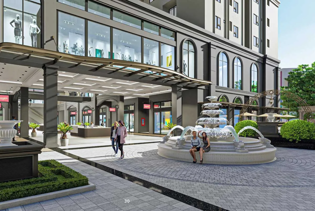 Tumys Phú Mỹ 9 Tiện ích Đài phun nước Dự án Căn hộ Tumys Homes Phú Mỹ