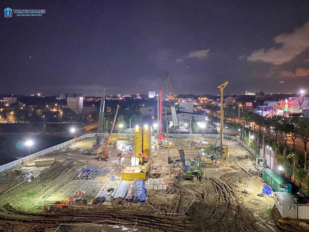 Tumys Phú Mỹ 27 Tiến độ thi công Dự án Căn hộ Tumys Homes Phú Mỹ