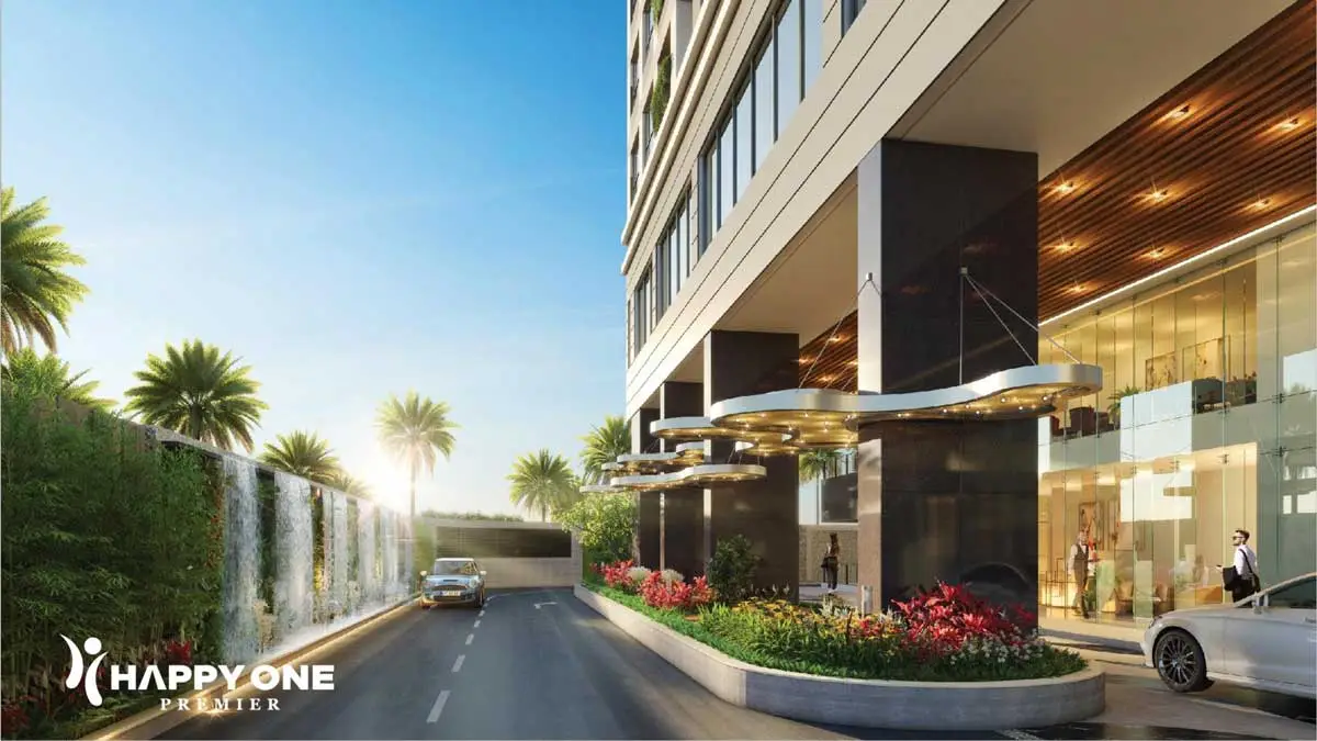 HAPPY ONE PREMIER QUẬN 12 12 Sảnh đón Thác nước Căn hộ Happy One Thạnh Lộc Quận 12