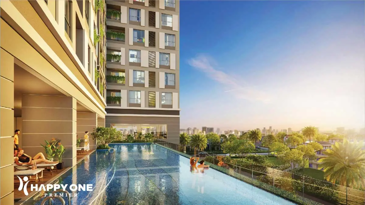 HAPPY ONE PREMIER QUẬN 12 13 Hồ bơi Lappool Dự án Căn hộ Chung cư Happy One Thạnh Lộc