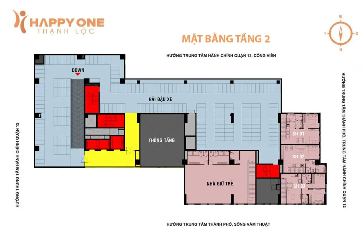 HAPPY ONE PREMIER QUẬN 12 24 mat-bang-tang-2-du-an-can-ho-happy-one-thanh-loc-quan-12