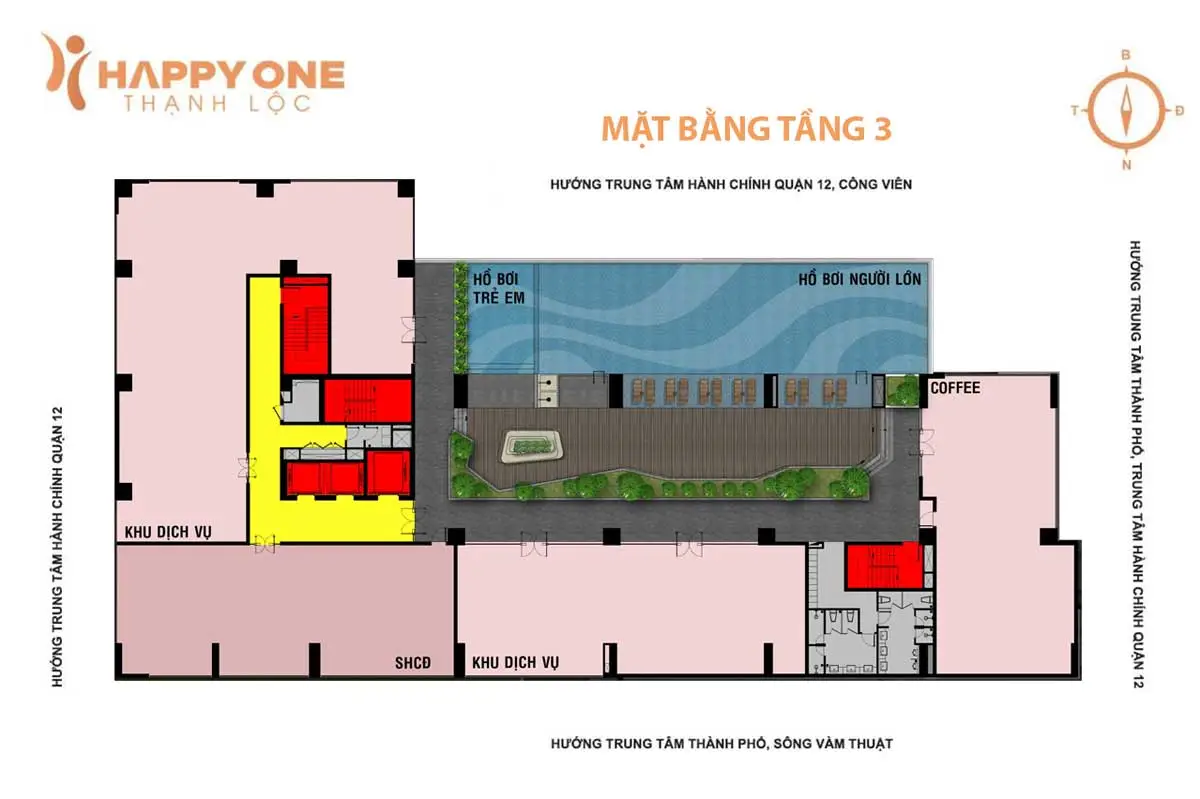 HAPPY ONE PREMIER QUẬN 12 25 mat-bang-tang-3-du-an-can-ho-happy-one-thanh-loc-quan-12
